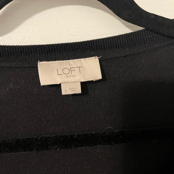 Black Button Up Cardigan Sweater - Picture 2 of 3